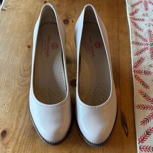 Marc Joseph Cream Leather Loafers